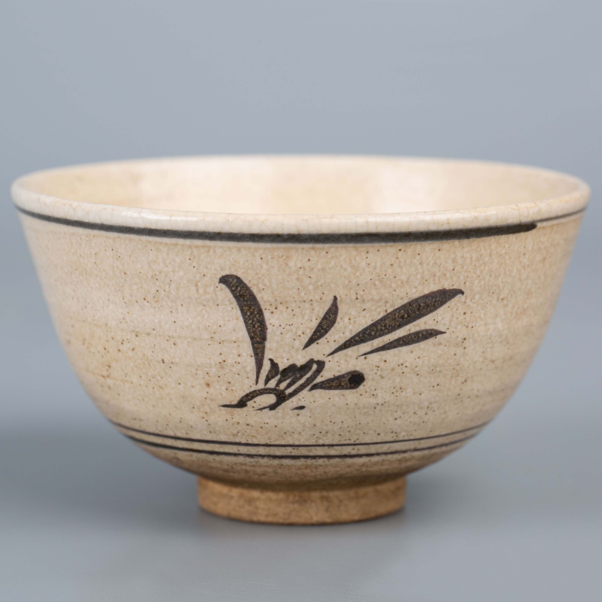 Jizhou kiln ink color pattern bowl, 18th Century吉州窑墨彩纹碗十八 