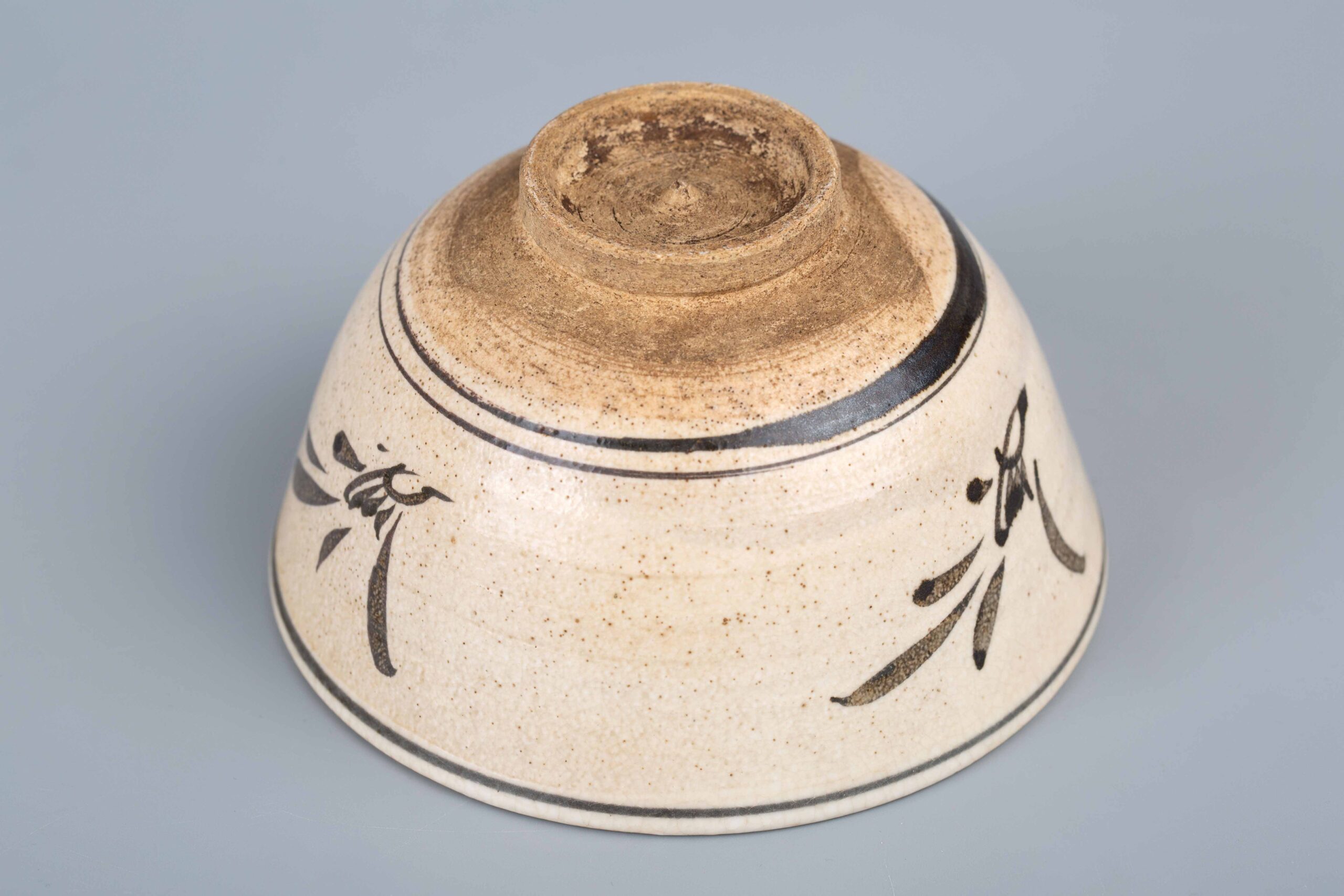 Jizhou kiln ink color pattern bowl, 18th Century吉州窑墨彩纹碗十八 