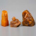 A Group of Tian Huang Stone田黄石一组