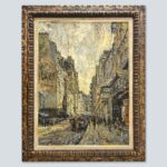 W. Zakrzewski, Paris, Rue De Passy, 1965巴黎 帕西街 W. Zakrzewski 布面油画 1965