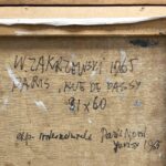 W. Zakrzewski, Paris, Rue De Passy, 1965巴黎 帕西街 W. Zakrzewski 布面油画 1965 - Image 3