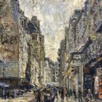W. Zakrzewski, Paris, Rue De Passy, 1965巴黎 帕西街 W. Zakrzewski 布面油画 1965 - Image 5