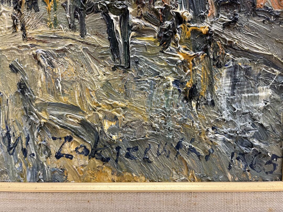 W. Zakrzewski, Paris, Rue De Passy, 1965巴黎 帕西街 W. Zakrzewski 布面油画 1965 - Image 8