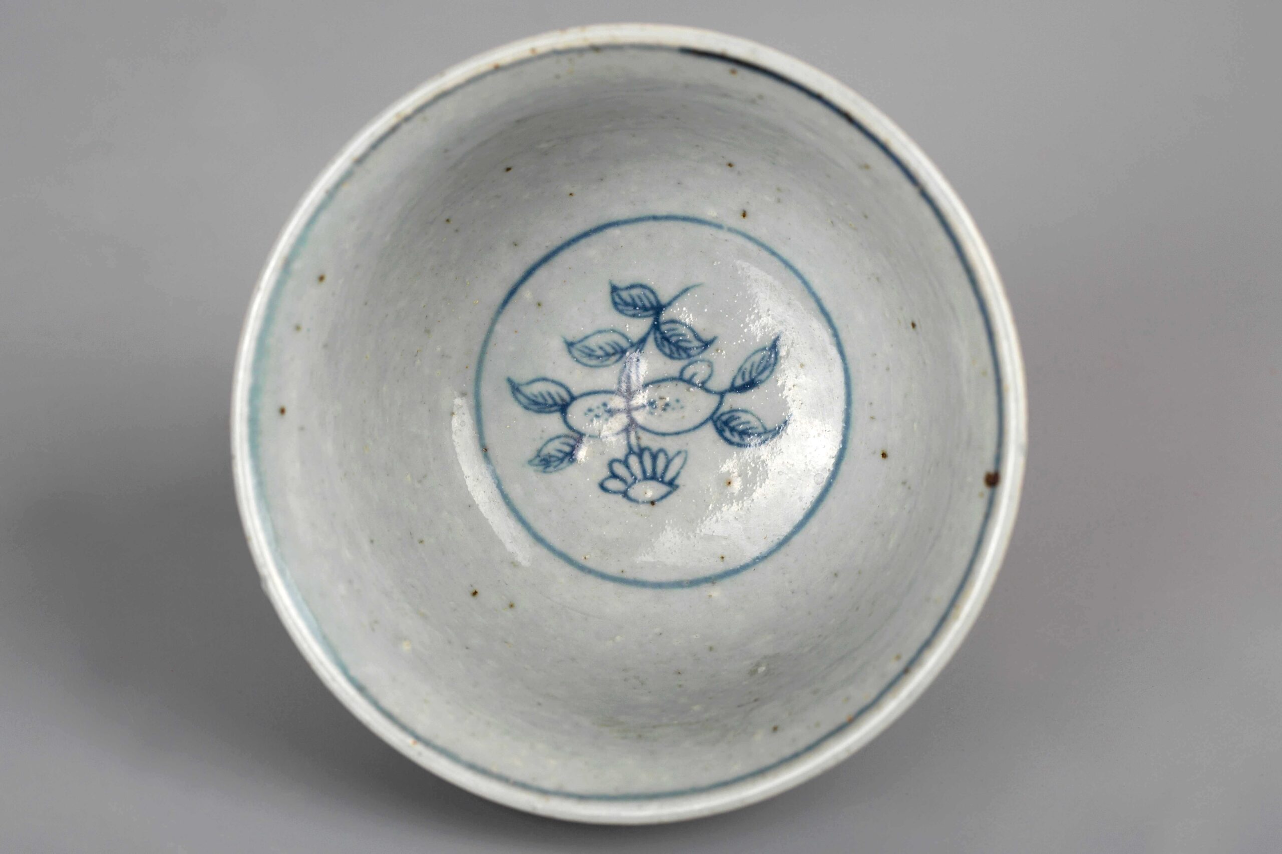 Blue and White Flower Pattern Bowl 20th century青花花卉纹碗二十 