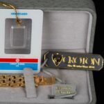 Set of Bank of China souvenir, 1g 9999 pure gold. Croton Credit Swiss Watch Fine Gold 999.9 & 23K Gold Plated大展宏图 9999纯金 中国银行马江支行赠 金卡，1克999.9纯黄金和23K镀金瑞士手表 - Image 12