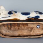 Recumbent porcelain cat, 20th century民国卧式瓷猫 20世纪 - Image 5