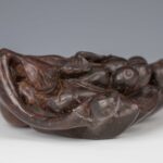 Carved Wood Grape Plate红木雕葡萄食品盘 - Image 5