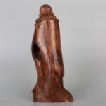 Huanghuali woodcarved Bodhidharma ornament黄花梨木雕达摩摆件 - Image 4