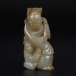 Celadon jade, 19th century青白玉 十九世纪