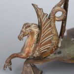 Seahorse candelabrum, 19th century海飞马型烛台 十九世纪 - Image 2