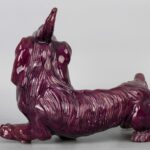 Suanni Porcelain Ornament, 20th Century 狻猊瓷雕 20世纪 - Image 2