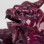 Suanni Porcelain Ornament, 20th Century 狻猊瓷雕 20世纪 - Image 3