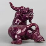 Suanni Porcelain Ornament, 20th Century 狻猊瓷雕 20世纪 - Image 5