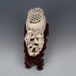 High-grade bone carving hollow ornament高级骨制镂空雕三甲及第饰品 - Image 5