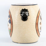 Porcelain camel stool, Phoenix and tortoise auspicious porcelain stool陶瓷骆驼座椅，凤龟吉祥瓷墩 - Image 4