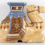Porcelain camel stool, Phoenix and tortoise auspicious porcelain stool陶瓷骆驼座椅，凤龟吉祥瓷墩 - Image 5