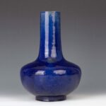 Blue-glazed Vase, Tianqiuping, 20th century霁蓝天球瓶 二十世纪 - Image 3