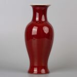 Langyao red plum vase, 19th century郎窑红梅瓶 十九世纪 - Image 2
