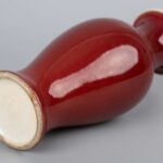 Langyao red plum vase, 19th century郎窑红梅瓶 十九世纪 - Image 4