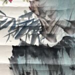 Painting by Xiao Ping萧平，别署：平之、戈父。室名：爱莲居。书画家、鉴定家、收藏家、史论家。1942年生于重庆，祖籍扬州。1963年毕业于江苏国画院，曾任书画鉴定之职于南京博物院十九年。现任江苏省国画院国家一级美术师，中国书法家协会会员、中国美术家协会会员、江苏省美学学会书画研究会会长、清代扬州画派研究会名誉会长，兼任南京艺术学院、南京农业大学、扬州大学教授，文化部文化艺术品鉴定委员会委员，江苏省美术馆鉴定顾问，南京军区老战士书画协会顾问，龚贤纪念馆名誉馆长，江苏省海外联谊会文化艺术委员会主任，江苏省政协书画室副主任，江苏省政协委员。 - Image 4