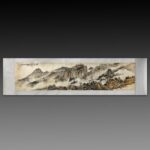 Painting by Zhu Ben朱本，[清]（1761-1819），字素人，号溉夫，自署竹西，江苏扬州人。朱本，书学赵孟頫得其神似。工山水，苍茫深秀以墨晕胜，而不名一家。兼善花鸟、人物，细密清隽。寓京师与兄文新、泰州朱鹤年并称长安三朱。卒年五十九。有花卉扇现藏故宫博物院。
清 朱本 幽香艳质图 绢本立轴 金陵天渡楼收藏。
清 朱本 仿石田老人耄耋图 绢本立轴 金陵天渡楼收藏。