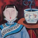 Painting by Yong Kai Hu 胡永凯画作，1945年生于北京。中国美术家协会会员，中国国家画院研究员，中国文史研究馆书画院艺委会委员，文化部国韵文华书画院艺委会副主席，中国人民对外友好协会艺术交流院研究员，北京海华归画院副院长，香港新美术学会创始会长。 - Image 2