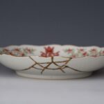 Famille rose Aluminum-red pattern plate with Daqing Daoguang Year Made mark(damage)粉彩矾红纹盘 大清道光年制 （有伤） - Image 7