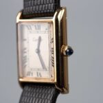 Cartier mechanical watch made of silver卡地亚银制机械表 - Image 4