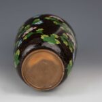 Cloisonné Enamel Floral Vase Circa 1920, Winged Jewels Chinese Cloisonné Birds and Flowers Plate掐丝珐琅花卉纹瓶 底款CHINA 十九世纪，1992年景泰蓝艺坊纹盘 - Image 25