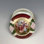 Lacquerware boxes, Bavaria decorative box and cover, cinnabar lacquer wooden box
漆器盒一组，巴伐利亚装饰盖小盒, 木胎剔红印泥盒 十九世纪 - Image 2