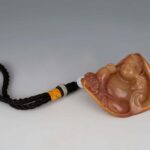 Budai Buddha handheld ornament布袋玉佛手把件 - Image 2