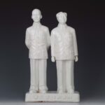 Porcelain statues of political figures, February 22, 1945 第二次国共合作伟人瓷像 乙酉年二月二十四日