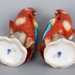 A pair of parrot ornament, 19th century德国鹦鹉一对 19世纪 - Image 5