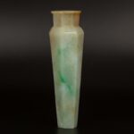 Hexagonal jade vase mid Qing dynasty六角翡翠花瓶 清中期