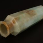 Hexagonal jade vase mid Qing dynasty六角翡翠花瓶 清中期 - Image 6