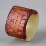 Hetian jade, Ming dynasty和田黄玉棕 明 - Image 4