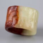 Hetian jade, Ming dynasty和田黄玉棕 明 - Image 6