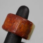 Hetian jade, Ming dynasty和田黄玉棕 明 - Image 7