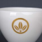 Gold foil decorated teacups and plate金泽金箔 - Image 6
