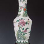 Famille rose hexagonal floral vase and and a red sandalwood base, with Daqing QIanlong Year Made mark粉彩花卉六棱瓶 紫檀底座 大清乾隆年制 - Image 14