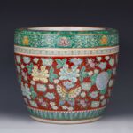 Famille rose flower pot粉彩花盆 - Image 4
