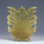 Hollowed-out carving yellow jade镂空雕黄玉