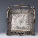 set of artifacts of silver and Bronze. Manf’d and Guaranteed R Toronto SP. company Silver plated fruit bowl铜，银，器物一组 - Image 9