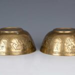 set of artifacts of silver and Bronze. Manf’d and Guaranteed R Toronto SP. company Silver plated fruit bowl铜，银，器物一组 - Image 15