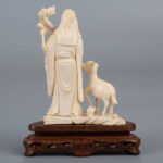 Bone carving, 19th century苏武牧羊高级骨雕 十九世纪 - Image 2