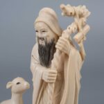 Bone carving, 19th century苏武牧羊高级骨雕 十九世纪 - Image 4