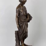 Mathurin Moreau Bronze à Patine NuancéeC. Aumlecronth 铜雕像 - Image 2