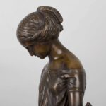 Mathurin Moreau Bronze à Patine NuancéeC. Aumlecronth 铜雕像 - Image 6
