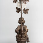 Bronze Table Lamp, 18th Century铜台灯 十八世纪 - Image 2