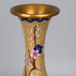 Cloisonne vase with long neck景泰蓝长颈花瓶 - Image 2